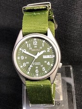 Orologio automatico classico SEIKO ragazzo militare 7S26 3060 quadrante verde oliva