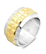 Anello Uomo Acciaio Inox Manly