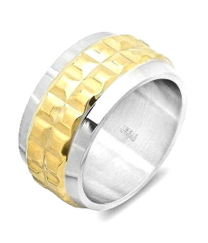 Anello uomo acciaio inox manly - uomo,