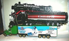 54-X 2 LKW CAMION Verde Nero Birra GREIZER + DINGSLEBENER Biere PUB BAR BIRRERIA