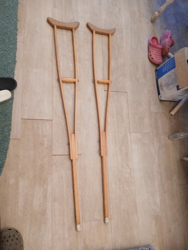 Stampelle legno altezza - legno,