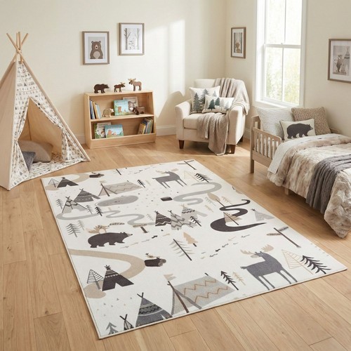 Tappeto per bambini foresta