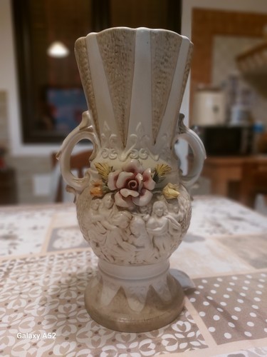 Vaso stile capodimonte vintage - stile,