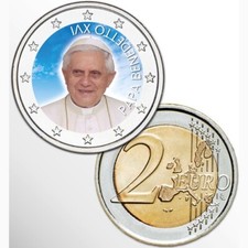 2 EURO - PAPA BENEDETTO XVI-