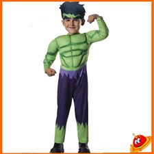 Costume Baby Bebè Carnevale Incredibile Hulk Tg 1/2 anni