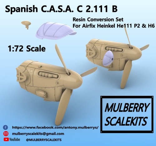 Mulberry scalekits casa c - 1/72,