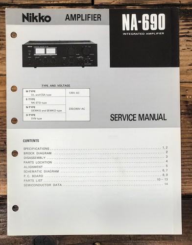 Nikko 690 amplificatore - nikko,