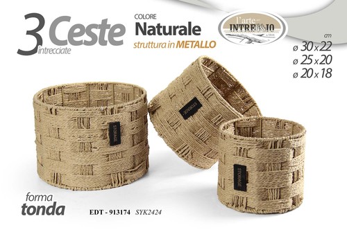 Set ceste cesta tonda - ceste,
