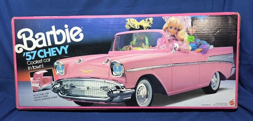 Barbie pink chevy car - barbie, '57