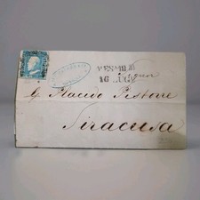 Sicilia 2 Grana "lineare 2 righe MESSINA 1859 16 LUG"