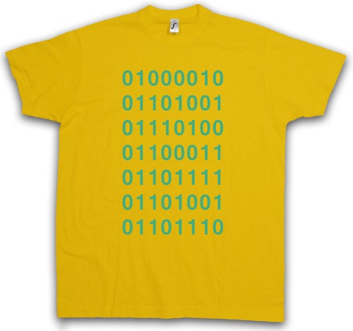 Binary code t shirt - t-shirt, big