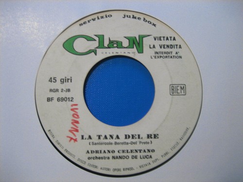 Celentano tana del re - "la,