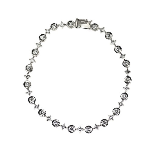 Bracciale tennis dtc k18wg - dtc,