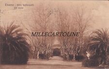 LIVORNO: Villa Fabbricotti - un viale   1930