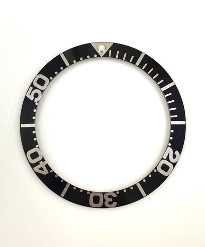 Black bezel insert big font - black,