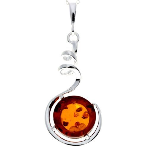 925 argento sterling - argento, ambra