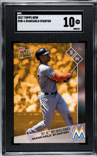 2017 topps now - 2017, giancarlo
