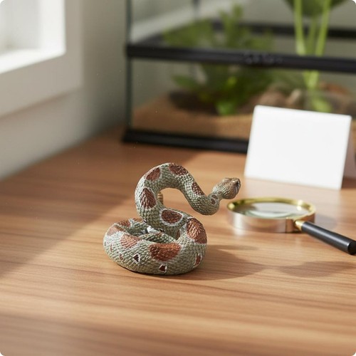 Serpente sonagli realistico - serpente, a