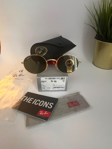 Ray ban oval rb3547n - oval, gold