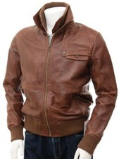 Giacca pelle uomo moto biker