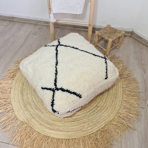 Pouf terra marocchino - pouf,