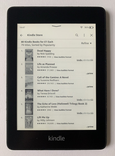 Amazon kindle paperwhite 10a - paperwhite, (10a