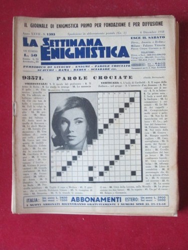 Settimana enigmistica 1393 - settimana,