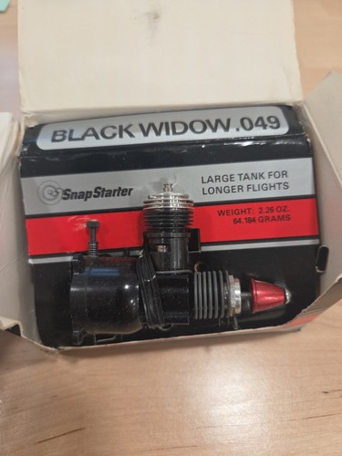 Cox black widow 049 150 - black, .049