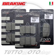 KIT PASTIGLIE FRENO YAMAHA FZ6 S2 600 2007 2008 2009 BRAKING PASTICCHE ANT + POS