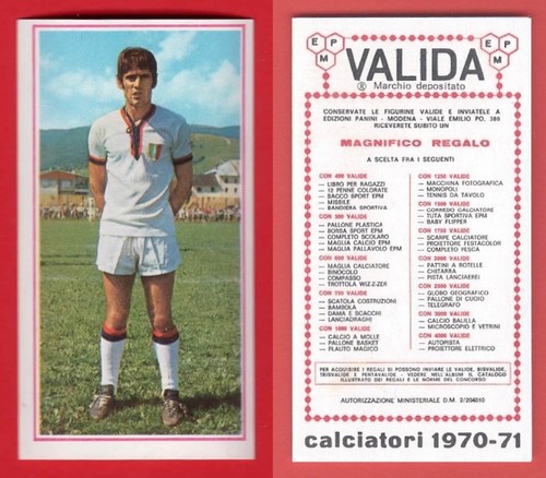 Figurina calciatori panini - figurina,