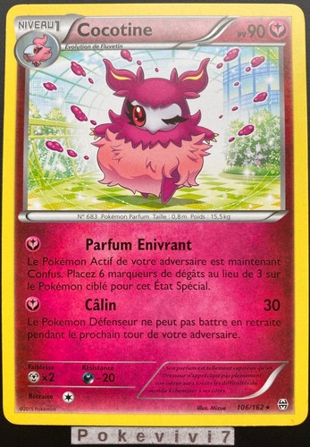 Carte pokemon cocotine 106 - pokemon, 106/162