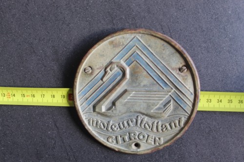 Plaque originale moteur - (120),