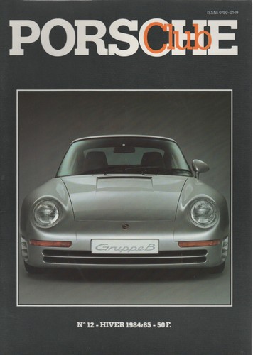 Porsche club 1984 - porsche,