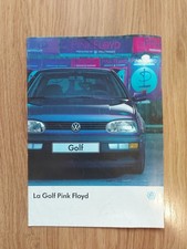 Brochure Depliant Volkswagen Golf Pink Floyd 1994