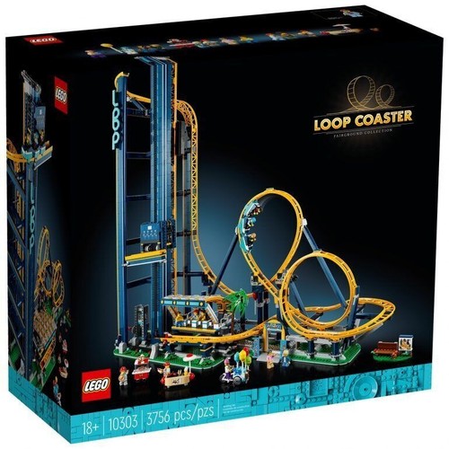 Lego 10303 montagne russe loop - montagne,