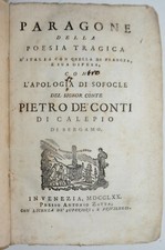Paragone della poesia tragica - paragone,