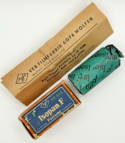 Vintage isopan agfa - isopan, f