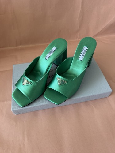 Prada sandali con logo raso - sandali,