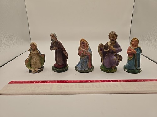 Personaggi presepe vintage