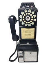 Telefono Pubblico Vintage Classico Thomas Edizione Limitata Replica (Nero)