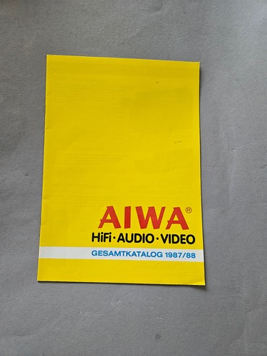 Brochure catalogo audio video