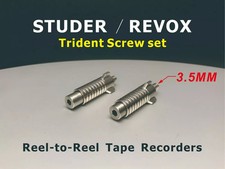 ⭐ Set 2X Viti Studer/Revox Trident Diametro Vite 3,5MM
