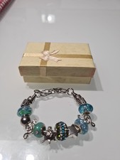 Charm Per Bracciale Cuore Love In Acciaio Color Argento Silver (Modello Pandora)