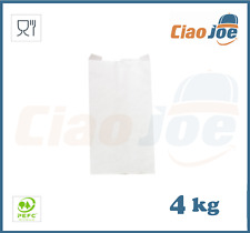 Sacchetti Carta Bianchi Patinati confezioni regalo dolci shop 4 kg