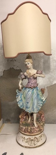 Lampada liberty capodimonte - lampada,