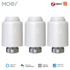 MOES Termostato Smart per Radiatore ZigBee Termostato Radiatore Alexa Google APP