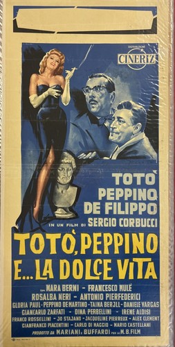 Locandina cinema toto - locandina, toto'