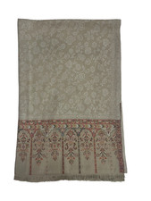 Sciarpa scialle donna beige