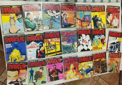 Fumetti diabolik anni - diabolik.,