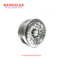 KEBEILEE CNC 2,9'' Ruota di bloccaggio perline in alluminio per assiale SCX6 Trail Honcho 1/6 1 pz